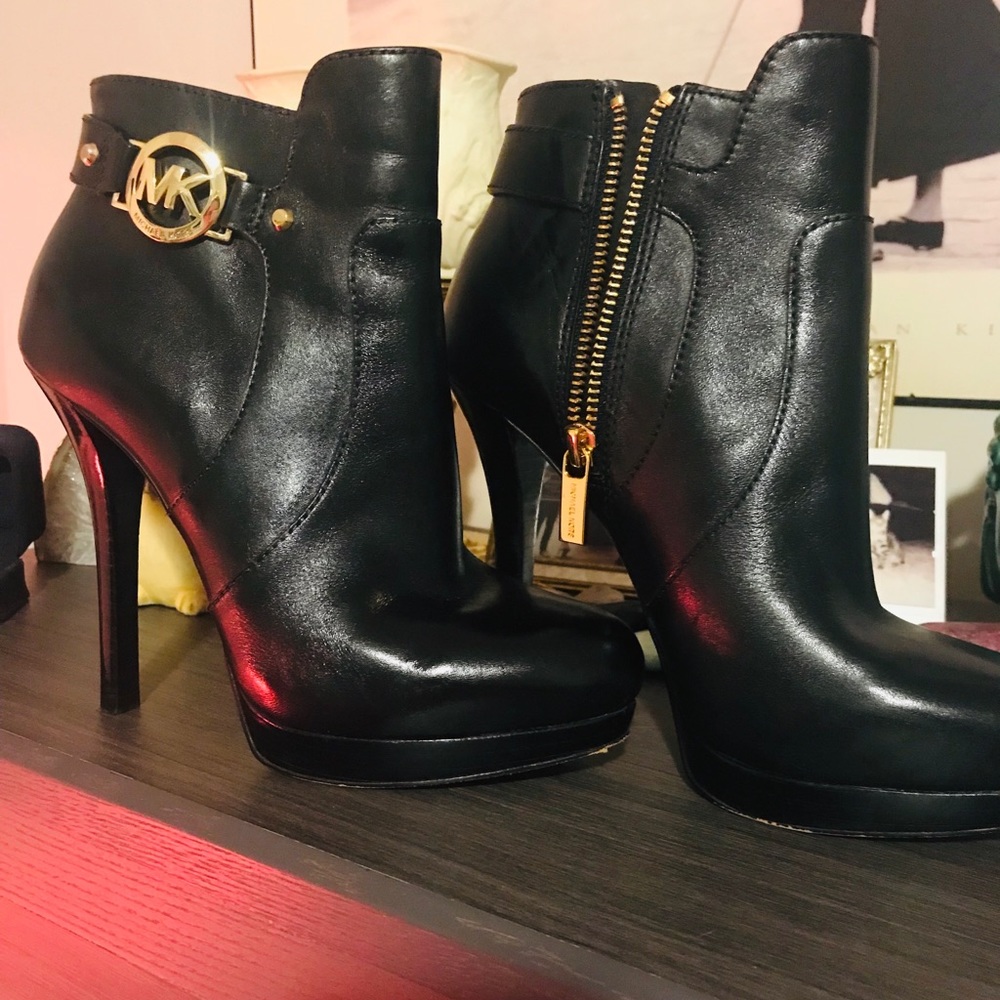 Michael Kors black booties
